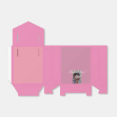 ピンクおもしろいトレンディーありがとう フェイバーボックス (折り畳みなし)