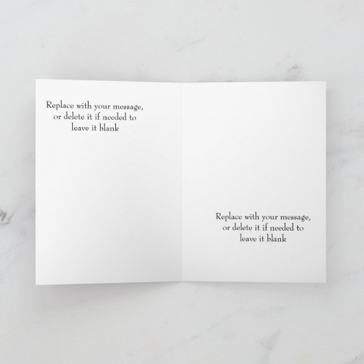 ピンクおもしろいハートラブヴァレンティーンズデイ引用文 ノートカード (内部)