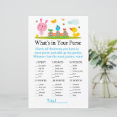 ピンクおもしろいラビットあなたの財布ゲームの中に何がある (スタンド正面)