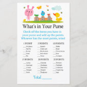 ピンクおもしろいラビットあなたの財布ゲームの中に何がある (正面)