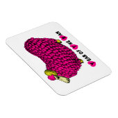 ピンクおもしろいラム年中国の〔占星術の〕十二宮図磁石 マグネット (右側)