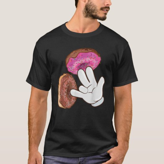 ピンクおもしろい色の2人が私のために悪臭の贈り物に Tシャツ (正面)