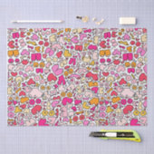 ピンクおもしろい色 薄葉紙 (クラフト)