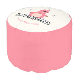 ピンクおもしろい豚 プーフ