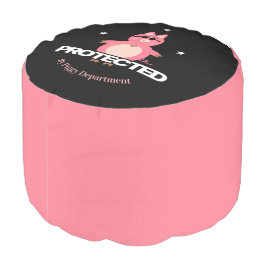 ピンクおもしろい豚 プーフ