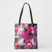 ピンクおもしろい........ トートバッグ (正面)