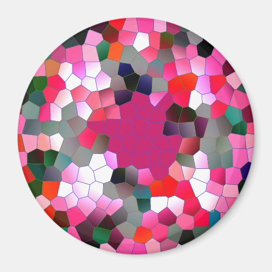 ピンクおもしろい...... マグネット (正面)