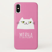 ピンクおもしろい Case-Mate iPhoneケース (裏面)