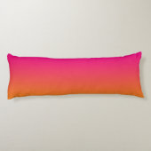"ピンクおよびオレンジグラデーション" ボディピロー (裏面)