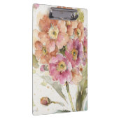 ピンクおよびオレンジサクラソウ クリップボード (右)