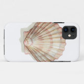 ピンクおよびクリーム色の貝殻 Case-Mate iPhoneケース (裏面(横))
