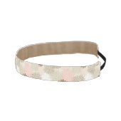 ピンクおよびブラウンのミイラパターン アスレチックヘッドバンド (右)