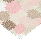 ピンクおよびブラウンのミイラパターン テーブルクロス (アングル)