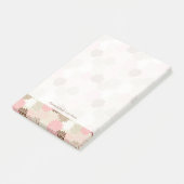 ピンクおよびブラウンのミイラパターン ポストイット (アングル)