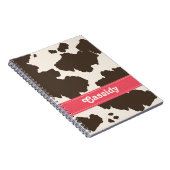 ピンクおよびブラウンの革靴のノートジャーナル ノートブック (右側)