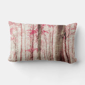 ピンクおよびブラウンのLumbarの枕 ランバークッション (裏面)