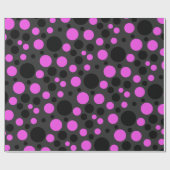 ピンクおよび汚点の包装紙 ラッピングペーパー (フラット)