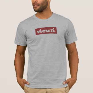 ピンクおよび灰色のviewziのワイシャツ tシャツ