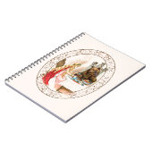 ピンクおよび獣の美しい ノートブック (左側)