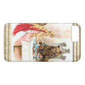 ピンクおよび獣の美しい Case-Mate iPhoneケース (裏面(横))