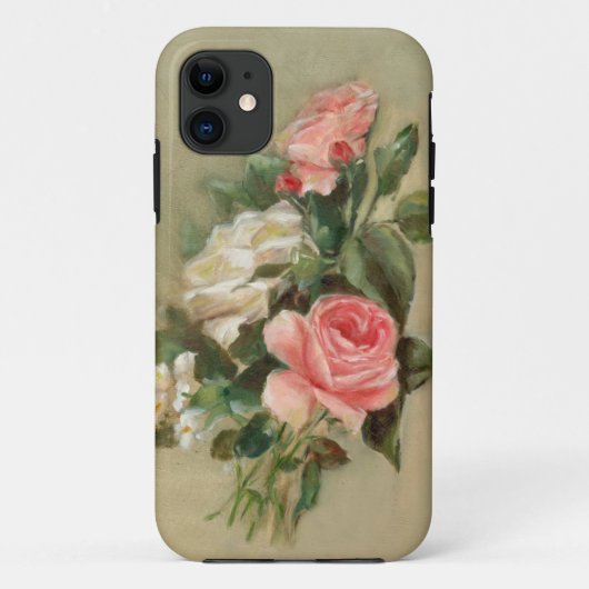 ピンクおよび白いバラの花束 Case-Mate iPhoneケース (裏面)