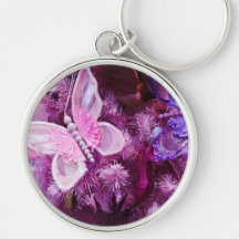 ピンクおよび紫色のクリスマス