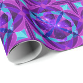 ピンクおよび紫色の曼荼羅の包装紙 ラッピングペーパー (ロールコーナー)