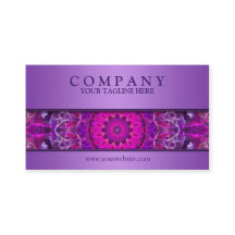 ピンクおよび紫色の白熱［赤熱］光を放つな曼荼羅-紫色のモダン