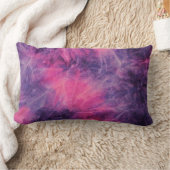 ピンクおよび紫色の絞り染めの装飾用クッション ランバークッション (ブランケット)