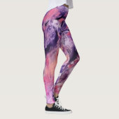 ピンクおよび紫色の魔法 レギンス (右)