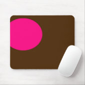 ピンクおよび茶色のmousepad マウスパッド (マウス)