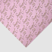 ピンクおよび金ゴールドのエレガントな菓子16 薄葉紙 (詳細)