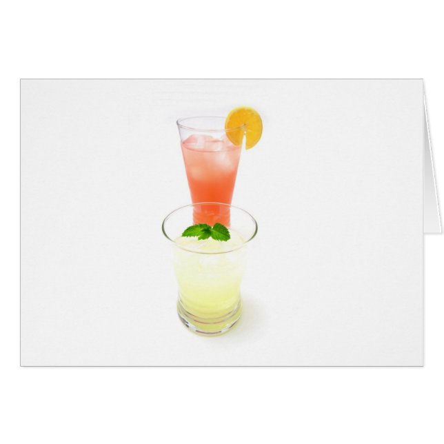 ピンクおよび黄色いレモネード (正面横)