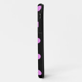ピンクおよび黒いポルカのiPhone 5の箱 Case-Mate iPhoneケース (裏面/左)