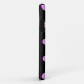 ピンクおよび黒いポルカのiPhone 5の箱 Case-Mate iPhoneケース (裏面/右)