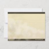 ピンクおよび黒い女の子ATVのライダー サンキューカード (裏面)