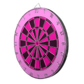 ピンクおよび黒 ダーツボード (正面右)