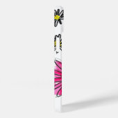 ピンクお洒落と白の花 Case-Mate iPhoneケース (裏面 / 右)