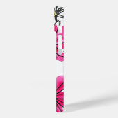 ピンクお洒落と白の花 Case-Mate iPhoneケース (裏面 / 左)