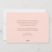 ピンクお洒落のクリスマスツリー写真 シーズンカード (裏面)