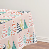 ピンクお洒落のクリスマスツリー テーブルクロス (インサイチュ)