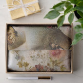 ピンクお洒落のフローラメイド、アンティークデコパージュ 薄葉紙 (ギフト)