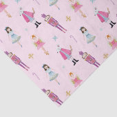 ピンクお洒落の水色のナツクラッカーバレエ 薄葉紙 (詳細)