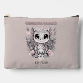 ピンクお洒落の「魔法を作成」リトルドラゴン アクセサリーポーチ