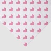 ピンクお洒落ハート 薄葉紙 (詳細)