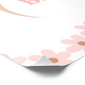 ピンクお洒落バレリーナ2回目の誕生日へようこそ ポスター (コーナー)