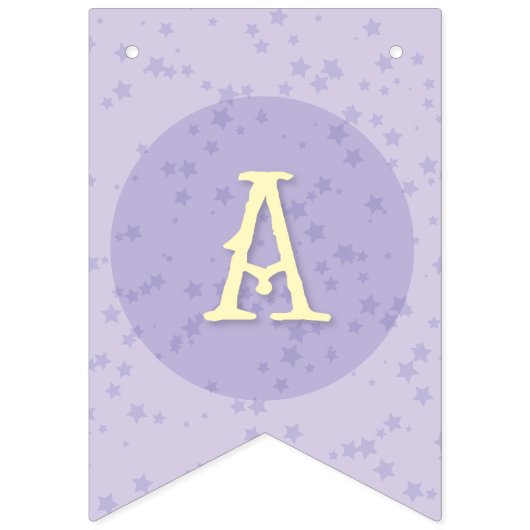 ピンクお洒落フェアリープリンセスガール誕生日写真 バンティングフラッグ (第3の旗)