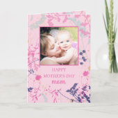 ピンクお洒落フローラ母の日 シーズンカード (正面)