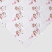 ピンクお洒落自転車 薄葉紙 (詳細)