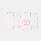 ピンクお洒落色の手で描いたフレ結婚ーム フェイバーボックス (折り畳みなし)